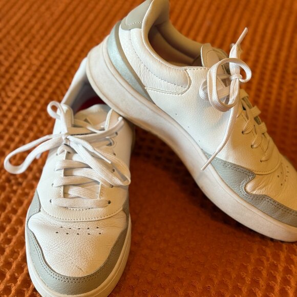 Adidas Advantage Base Women’s Sneakers – White & Light Gray - Picture 1 of 4